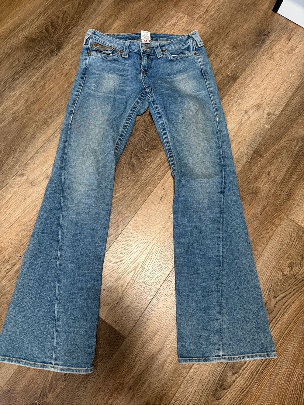 True Religion Women's Light Blue Bootcut Jeans